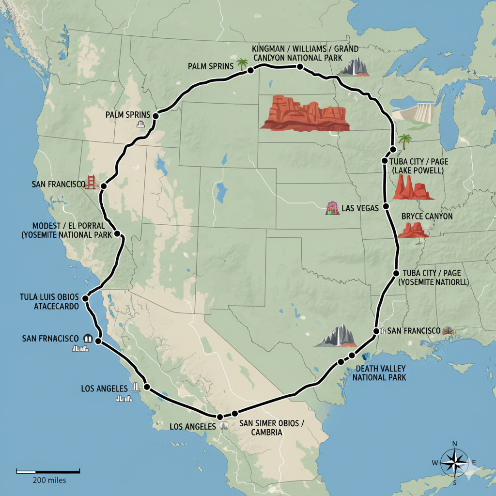 Illustrative Karte von Western Values