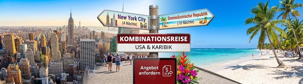 New York und Dominikanische Republik Kombiantion
